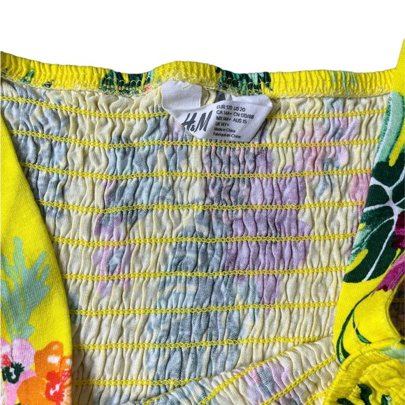 Girl’s H&M Yellow Floral Romper - Picture 4 of 4